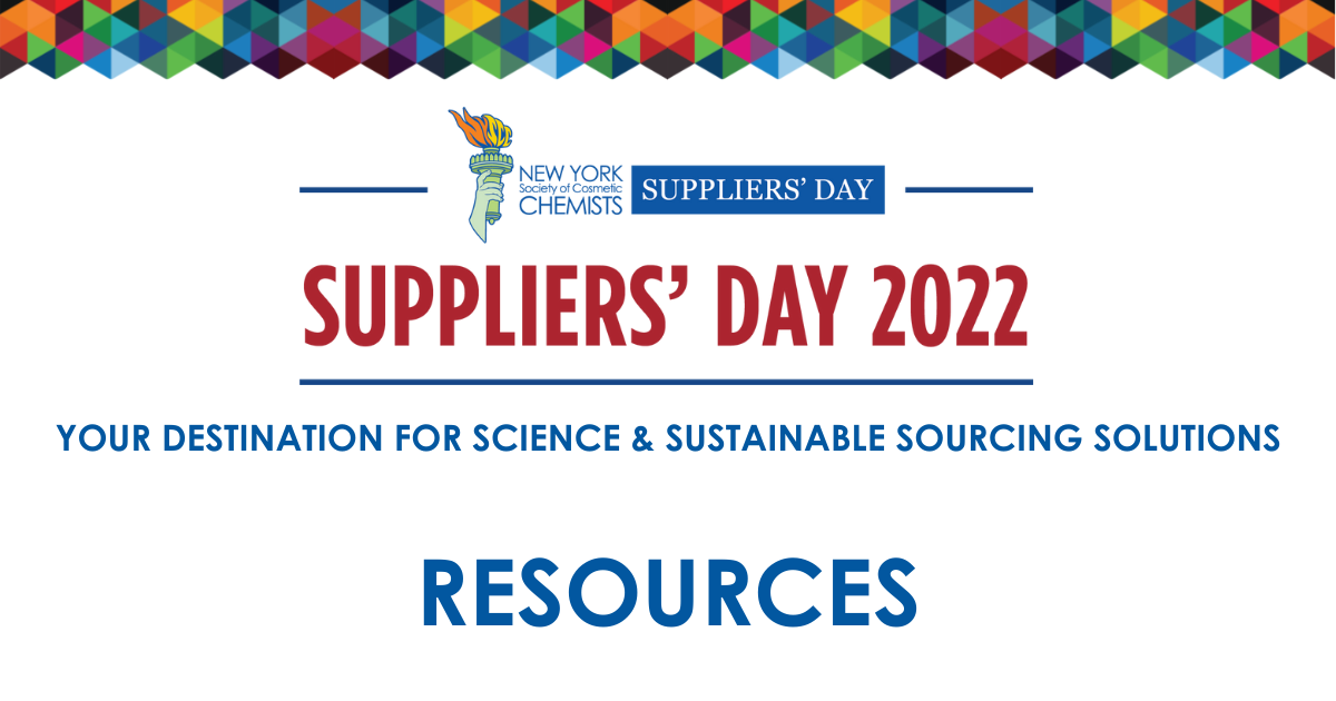 Suppliers' Day 2022 Resources NYSCC